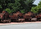 2012.07.02 Dampflokomotiven und andere Hauptbahnhof Volos